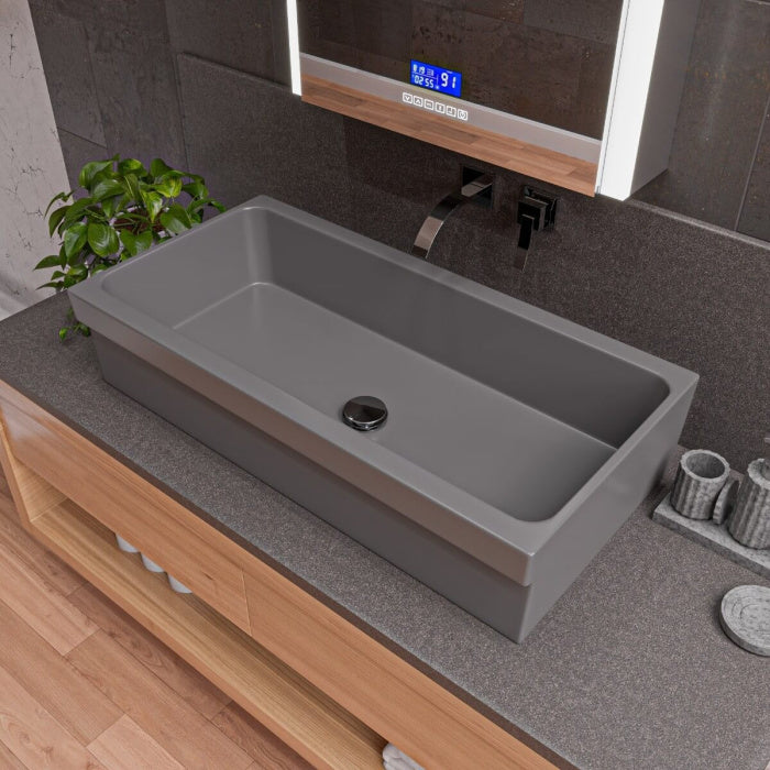ALFI Brand Fireclay Trough Sink