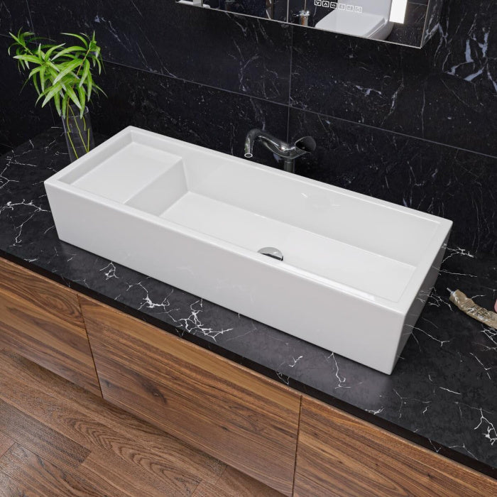 ALFI Brand Fireclay Trough Sink