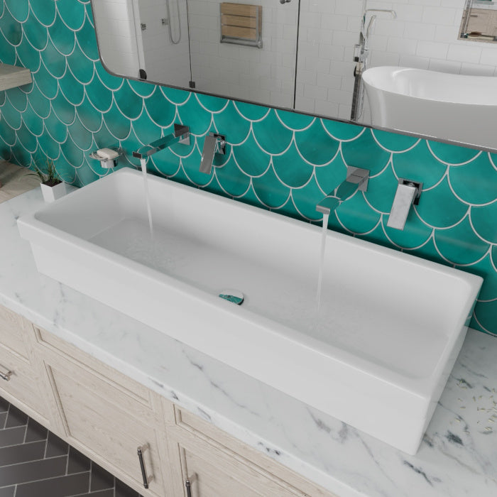 ALFI Brand Fireclay Trough Sink