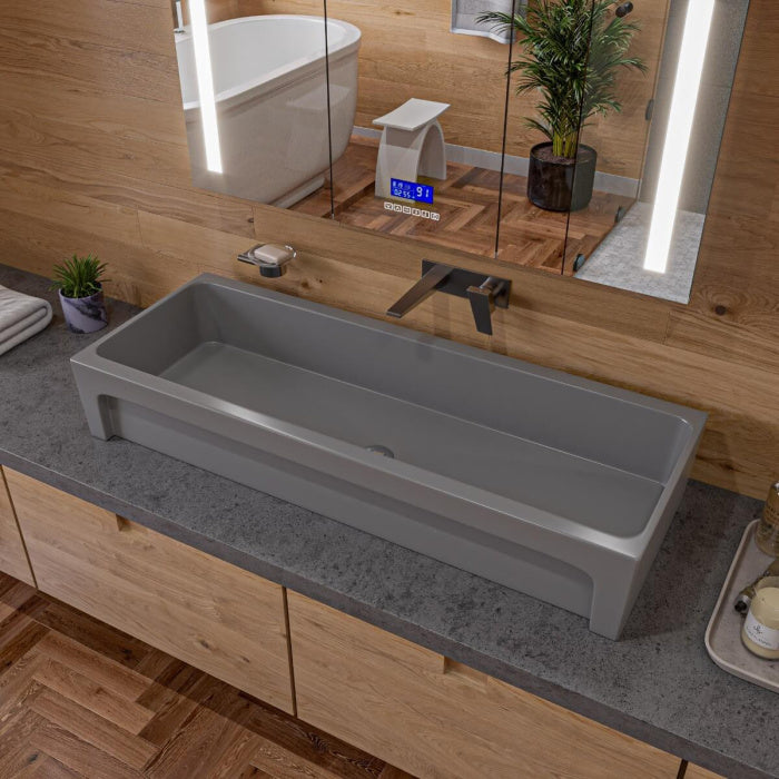 ALFI Brand Fireclay Trough Sink