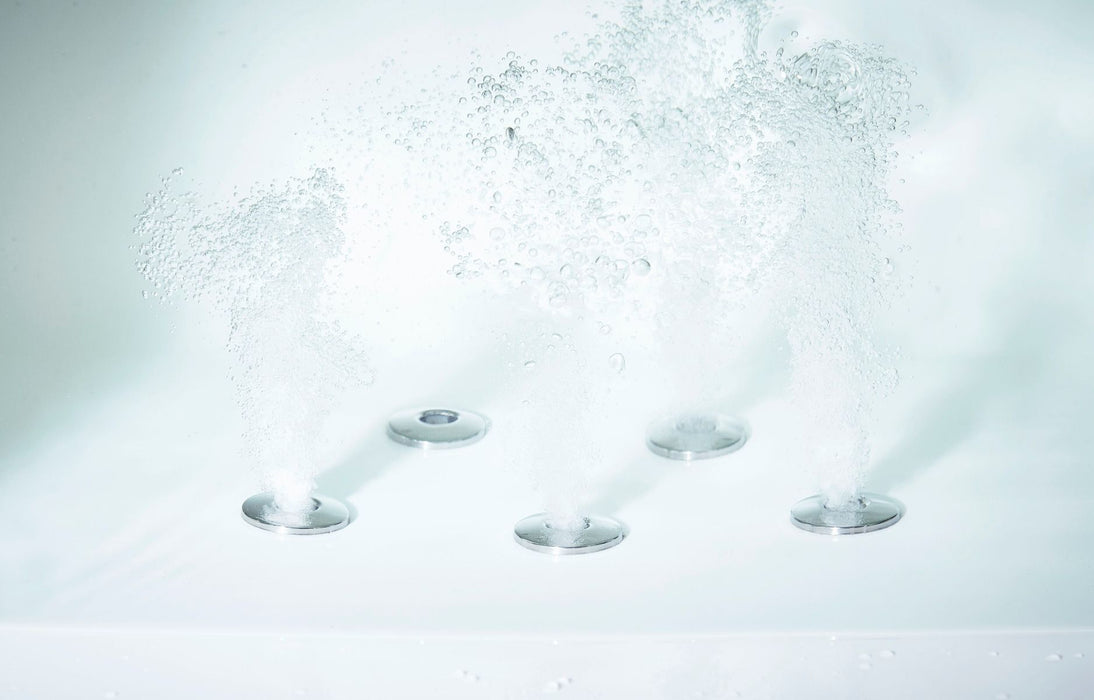 EAGO AM152ETL Clear Rectangular Acrylic Whirlpool Bathtub