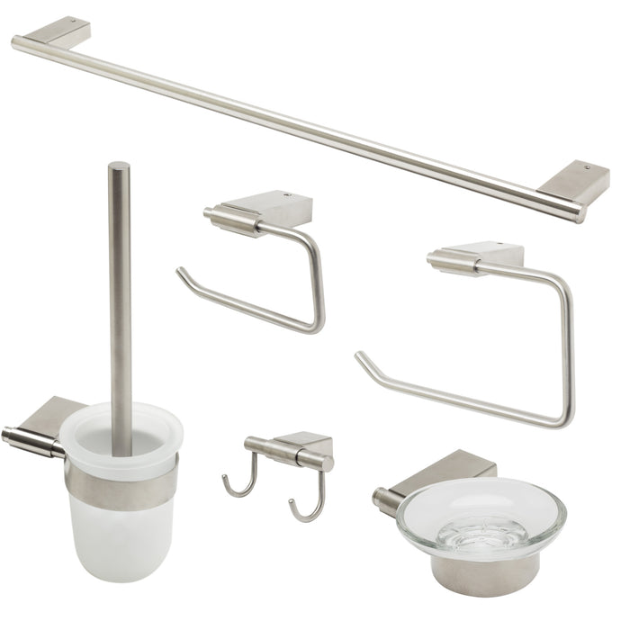 ALFI AB9515 6 Piece Modern Bathroom Accessory Set