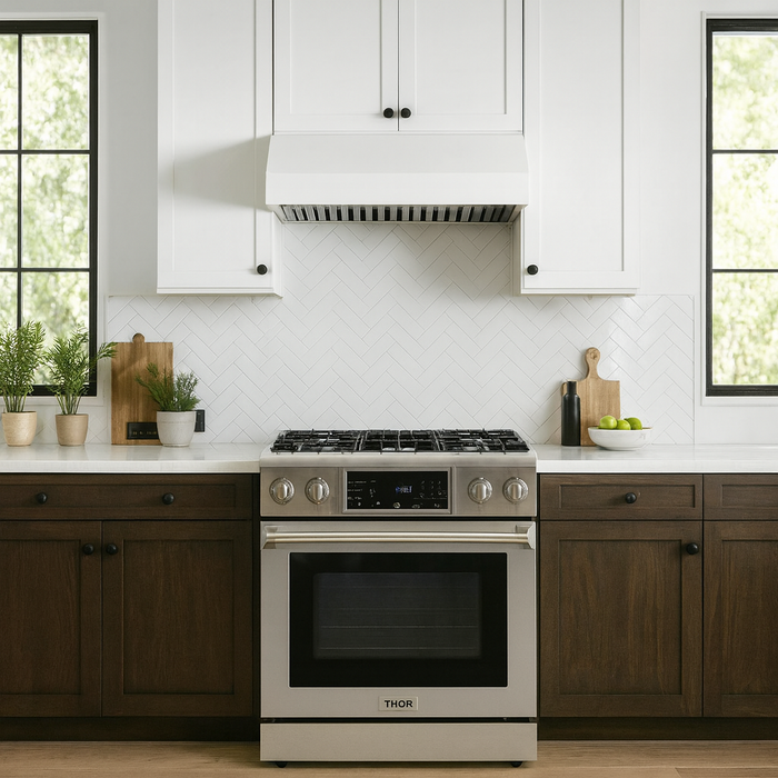 TRG3001 - THOR Kitchen 30 Inch Tilt Panel Professional Gas Range