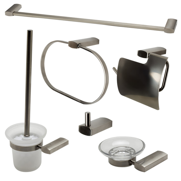 ALFI AB9503 6 Piece Modern Bathroom Accessory Set