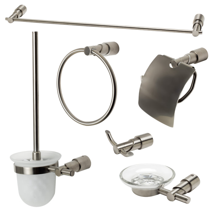 ALFI AB9508 6 Piece Modern Bathroom Accessory Set