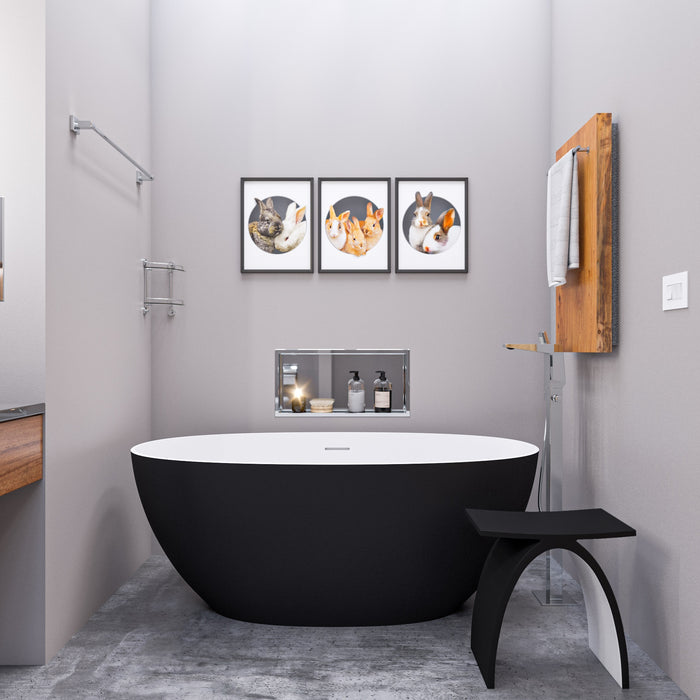 ALFI AB9509 6 Piece Modern Bathroom Accessory Set