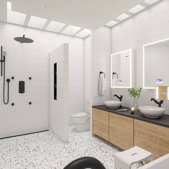 ALFI AB9513 6 Piece Modern Bathroom Accessory Set