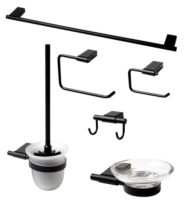 ALFI AB9515 6 Piece Modern Bathroom Accessory Set
